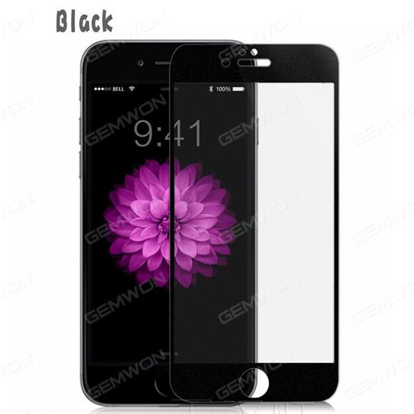 iphone7 matte full screen steel film anti - fingerprint silk screen protection of mobile phone film （black） Screen Protector IPHONE7