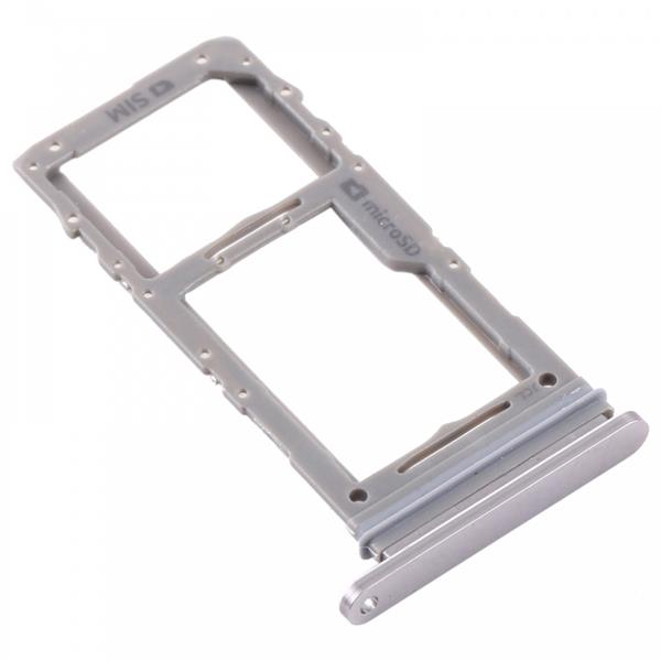 SIM Card Tray + Micro SD Card Tray for Samsung Galaxy Note 10 Lite SM-N770(Silver) Samsung Replacement Parts Samsung Galaxy Note10 Lite
