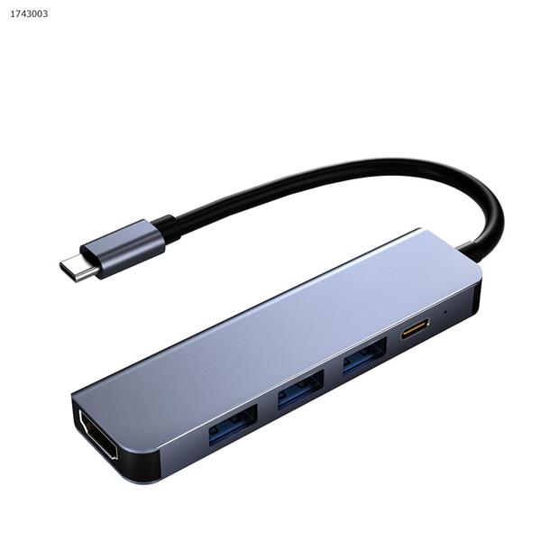 Type-C five-in-one docking station usb3.0 hub laptop docking station USB HUB BYL-2008