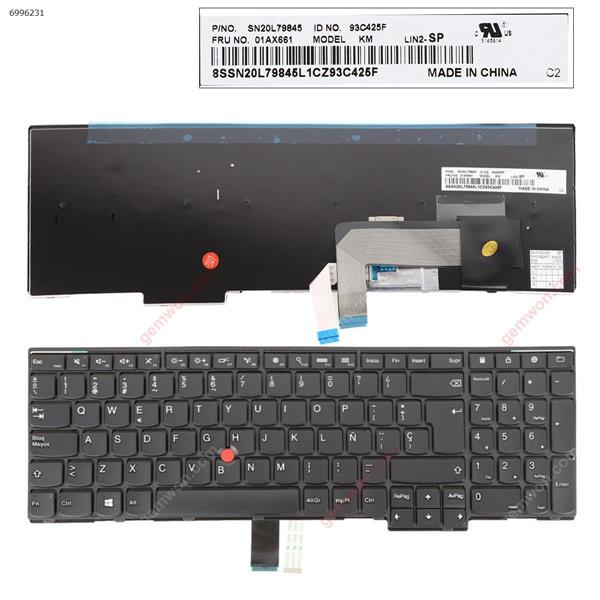 IBM ThinkPad E531 T540 BLACK(with point stick For Win8) OEM SP LIN2-SP P/N SN20L79845 Laptop Keyboard ()