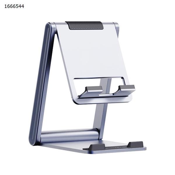 Mobile Phone Bracket iPad Stand and Tablet Stand for Desk, Aluminum Metal Folding Tablet Holder for Desk, Angle Height Adjustable iPad Holder (gray) Mobile Phone Mounts & Stands Z09