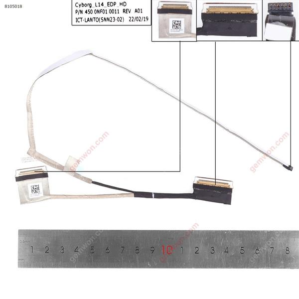 DELL Latitude 3420 E3420. LCD/LED Cable 00TTK5 450.0NF01.0011
