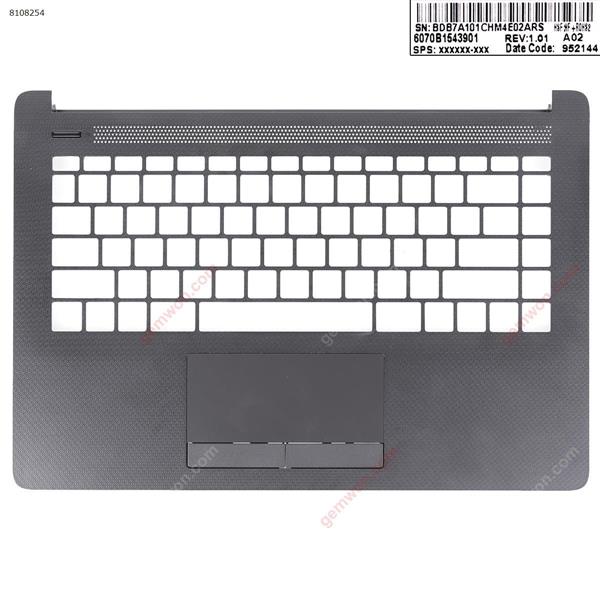 For HP 14-CK 14-CM 240-G7 246-G7 TPN-I131 Palmrest Upper Cover with touchpad Gray. Cover N/A