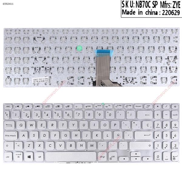 ASUS Vivobook S530UA S530UN S530FA S5300F S5300FN SILVER（Without FRAME）OEM SP N/A Laptop Keyboard (OEM-B)