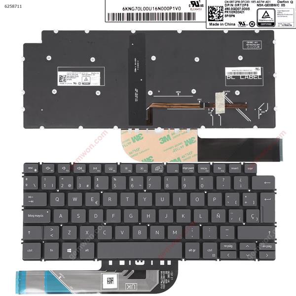 Dell Inspiron 13 5390 5391 7391 14 5493 5498 7490 7491 GRAY ( Without FARME ,Backlit) SP NSK-QA0BW/C P/N 0RT2P8 PK132KD2A21 Laptop Keyboard (Original)
