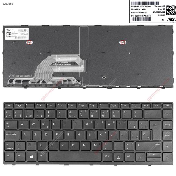 HP Probook 430 G5 440 G5 445 G5 BLACK FRAME BLACK WIN8 SP L01071-001 Laptop Keyboard (OEM-B)