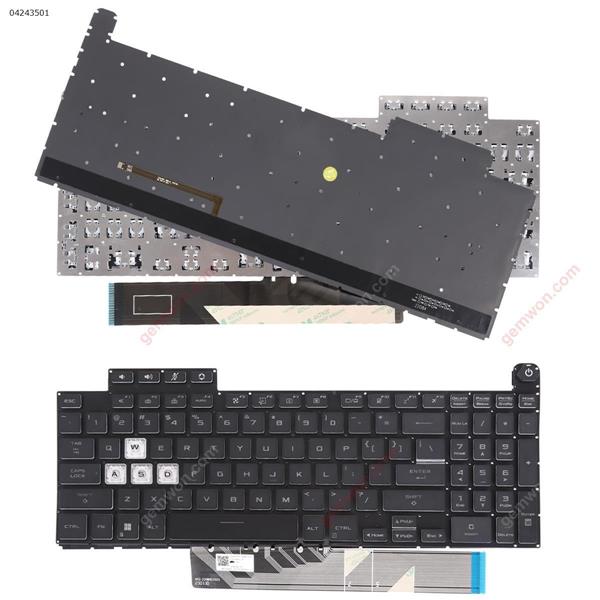  ASUS FA507 FX507 FX517 BLACK 2020 （Backlit,Win8） US N/A Laptop Keyboard ()
