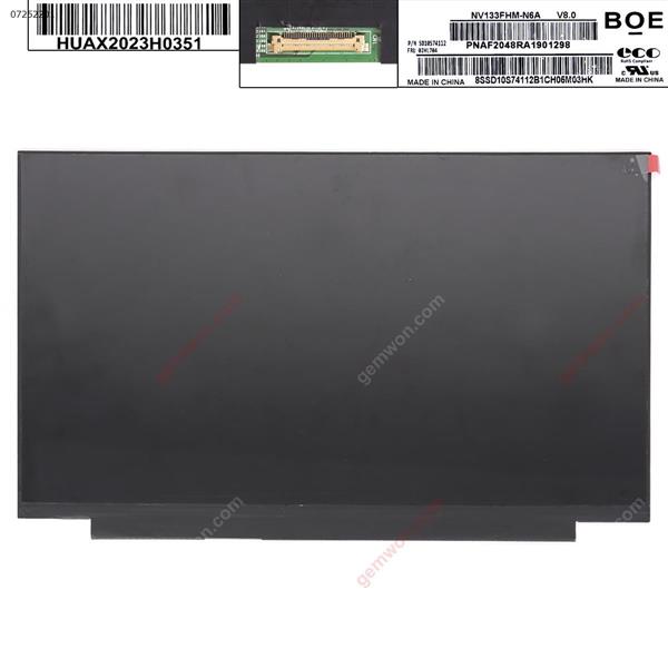 NV133FHM-N6A NV133FHM-N6A V8.0 B133HAN05.A LP133WF7-SPB1 13.3 FHD 30pin For Lenovo ThinkPad X13 X390 X395 LCD/LED NV133FHM-N6A