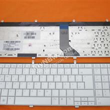 HP DV7-2000 DV7-3000 WHITE GR UT5 NSK-H8S0G 9J.N0L82.S0G AET5GERM2Y906N MP-07F16D069201 Laptop Keyboard (OEM-B)