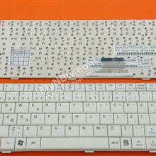 ASUS EPC 900 WHITE TR MP-07C63TQ-5285 04GN011KTU20 V072462AK2 0KNA-021TU03 Laptop Keyboard (OEM-B)