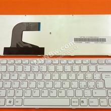 SONY VPC-S Series PINK FRAME WHITE IT NSK-SA6SQ 0E 9Z.N3VSQ.60E 148779041 Laptop Keyboard (OEM-B)