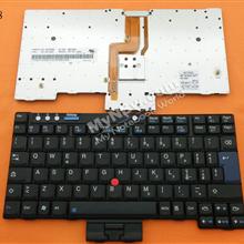 ThinkPad X60 BLACK NEW IT 42T3541 42T3509 KS-90I0 Laptop Keyboard (OEM-B)