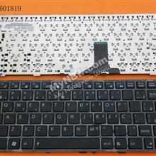 ASUS EPC 1005PEB GLOSSY FRAME BLACK BR NSK-UH1SU 1B 9Z.N4QS.11B 0KNA-1L1BR03 04G0A1L2KBR00-3 Laptop Keyboard (OEM-B)