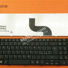 ACER AS5741G BLACK(Compatible with 5810T) IT NSK-AL10E 9Z.N1H82.10E PK130L93A12 MP-09B26I0-6983 PK130C94A12 SG-52500-2TA V104730AK1 90.4CH07.S0E PK130C91112 KB.I170A.158 ZR7 AEZR7I00010 Laptop Keyboard (OEM-B)