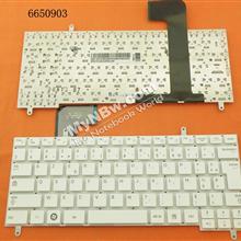 SAMSUNG N220 N210 WHITE FR NSK-M63SN 0F 9Z.N4PSN.30F CNBA5902707BBIH406U Laptop Keyboard (OEM-B)