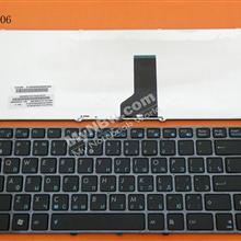 ASUS UL30 BLACK FRAME BLACK RU NSK-UC60R 9J.1M82.60R 04GNV62KRU01-3 V111362AS1 0KN0-ED2RU01 Laptop Keyboard (OEM-B)