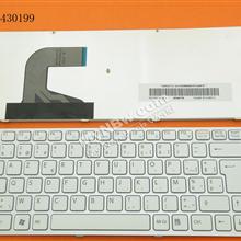 SONY VPC-S Series SILVER FRAME WHITE BE NSK-SA5SQ 1A 9Z.N3VSQ.51A AEGDB00020 148932711 Laptop Keyboard (OEM-B)