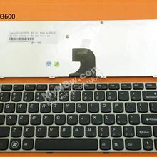 LENOVO Z360 SILVER FRAME BLACK US 25-010707 Z360-US V-116920BS1 Laptop Keyboard (OEM-B)