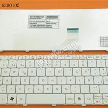 GATEWAY LT21/ACER ONE 532H 521 D255 WHITE( old version) SP MP-09H26E0-6983 PK130AU1A17 V111102BK2 Laptop Keyboard (OEM-B)