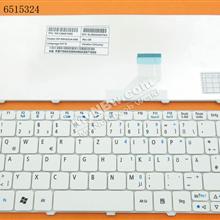 ACER ONE 532H 521 D255/GATEWAY LT21 WHITE GR MP-09H26D0-6982 PK130AE1A08 NSK-AS20G 9Z.N3K82.20G PK130AE2A08 Laptop Keyboard (OEM-B)