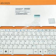 ACER ONE 532H 521 D255/GATEWAY LT21 WHITE SP MP-09H26E0-6982 PK130AE1A17 9Z.N3K82.20S Laptop Keyboard (OEM-B)
