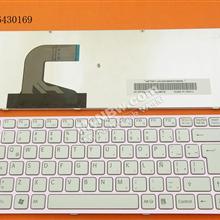 SONY VPC-S Series PINK FRAME WHITE LA NSK-SA6SQ 1E 9Z.N3VSQ.61E AEFD3L00040 1487790711 Laptop Keyboard (OEM-B)