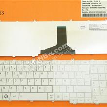TOSHIBA Satellite C650 C660 L650 L670 WHITE FR NSK-TN1GV 0F 9Z.N4WGV.10F 6037B0049913 MP-09N160-6981 Laptop Keyboard (OEM-B)