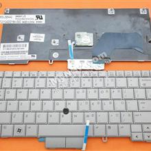 HP 2740P SILVER(With Point stick) US MP-09B63US6442 90.4DP07.S01 V108630AS1 Laptop Keyboard (OEM-B)