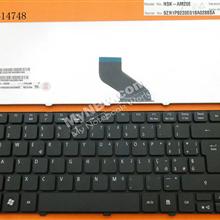 ACER Aspire 4741G 4745; Emachine D640 BLACK(Compatible with 3810T) IT NSK-AM20E 9Z.N1P82.20E Laptop Keyboard (OEM-B)