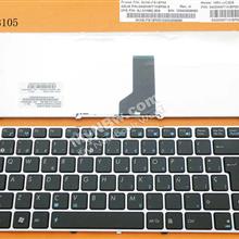 ASUS UL30 SILVER FRAME BLACK SP NSK-NC30S 9J.N1M82.30S 0KN0-FS1SP03 04GNWT1KSP00-3 Laptop Keyboard (OEM-B)