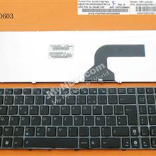 ASUS G60 GLOSSY FRAME BLACK FR NSK-UGC0F 9J.N2J82.C0F 0KN0-FN2FR03 04GNV32KFR01-3 SG-32900-2FA 04GNV32KFR00-6 AEKJ3F00020 Laptop Keyboard (OEM-B)