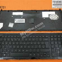 HP PROBOOK 4720S BLACK FRAME BLACK UK MP-09K16GB-4421 904GC07C0U 90.4GL07.S0U V112130BK1 Laptop Keyboard (OEM-B)