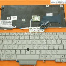 HP 2740P SILVER(With Point stick) FR MP-09B66F06442 90.4DP07.C0F Laptop Keyboard (OEM-B)