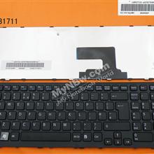 SONY VPC-EE Series BLACK FRAME BLACK UK 9Z.N5CSQ.00U SB0SQ 0U AENE7E00120 148927121 148915731  V116646A Laptop Keyboard (OEM-B)