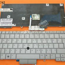 HP 2740P SILVER(With Point stick) TR MP-09B66TQ6442 90.4DP07.C0T Laptop Keyboard (OEM-B)