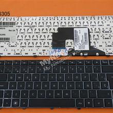 HP Pavilion DV6-3000 BLACK FRAME BLACK SP LX6 NSK-HR0UQ 0S 9Z.N4CUQ.00S AELX6P00210 V112846AK1 AELX6P00410 Laptop Keyboard (OEM-B)