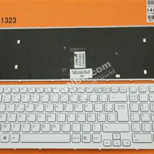 SONY VPC-EB WHITE FRAME WHITE FR 550102M29-203-G 148793441 Laptop Keyboard (OEM-B)