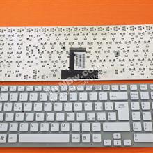 SONY VPC-EB WHITE(Without FRAME,Without foil) IT 148793451 550102M31-203-G  V111678B Laptop Keyboard (OEM-B)
