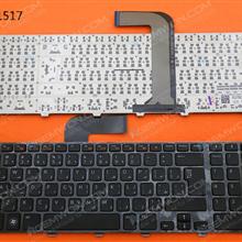 DELL NEW Inspiron 17R N7110 BLACK FRAME BLACK AR NSK-DZ0SQ 9Z.N5ZSQ.00A 0R914T AEGM7Q00010 Laptop Keyboard (OEM-B)