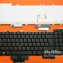 DELL M6400 BLACK(Backlit ,With Point stick) GR 9J.N0K82.10G NSK-DE10G DP/N:0Y609D Laptop Keyboard (OEM-B)