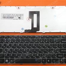 LENOVO Ideapad Z450 Z460 Z460A Z460G GRAY FRAME BLACK AR V116920A Laptop Keyboard (OEM-B)