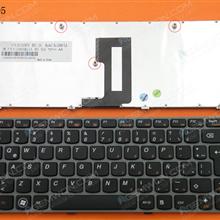 LENOVO Ideapad Z450 Z460 Z460A Z460G GRAY FRAME BLACK LA V-116920AK1 25-010879 Laptop Keyboard (OEM-B)