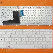 HP Pavilion 14-N WHITE FRAME WHITE(Win8) FR N/A Laptop Keyboard (OEM-B)