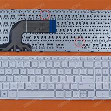 HP Pavilion 15-e 15-n 250 G3 255 G3 256 G3 WHITE FRAME WHITE(Win8,OEM) US N/A Laptop Keyboard (OEM-A)