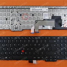Thinkpad E555 E550 BLACK FRAME BLACK(With Point stick,Win8 ) FR PK130TS3A18  NSK-Z50ST  9Z.NBKST.00F Laptop Keyboard (OEM-A)