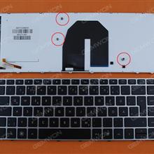 HP Probook 5330 5330M SILVER FRAME BLACK Backlit GR N/A Laptop Keyboard (OEM-B)