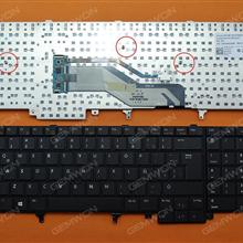 DELL Latitude E6520 BLACK (With Point stick For Win8) LA N/A Laptop Keyboard (OEM-B)