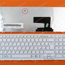 SONY VPC-EE Series WHITE FRAME WHITE IT N/A Laptop Keyboard (OEM-B)
