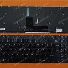 TOSHIBA  L50-B S50-B L50D-B L50T-B L50DT-B L55(D)-B S55-B S55T-B S55D-B  GLOSSY (Without FRAME,Backlit,For Win8 ) TR N/A Laptop Keyboard (OEM-B)