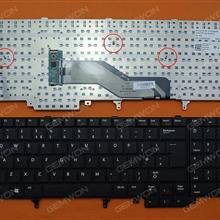 DELL Latitude E6520 BLACK(Without Point stick,Win8) UK N/A Laptop Keyboard (OEM-B)